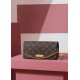 Louis Vuitton Wallet On Chain Lily Monogram Canvas Women's Handbag M82509