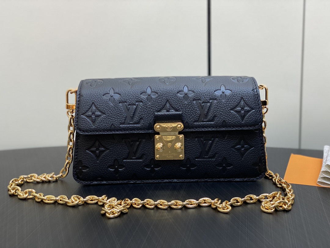 Louis Vuitton Wallet On Chain Métis Monogram Empreinte Leather Women's Handbag M82637