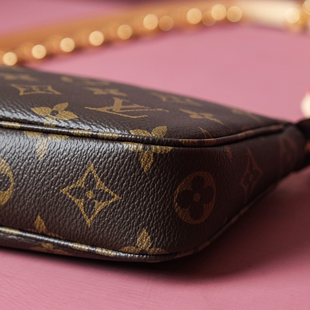 Louis Vuitton Pochette Accessoires Monogram Canvas Handbag