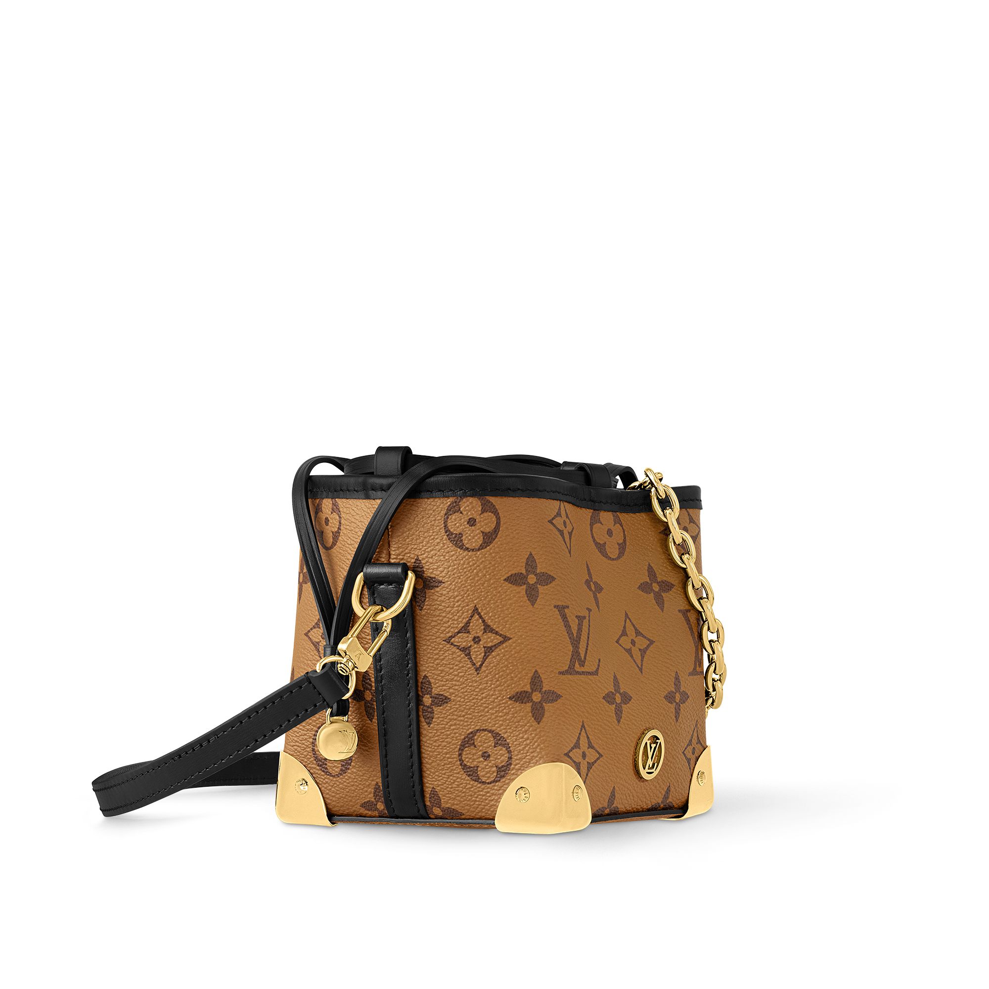 Louis Vuitton Noé Purse LV Charms Monogram Reverse Canvas Women's Handbag M82885