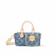 Louis Vuitton Nano Speedy Monogram Denim Women's Handbags M82950