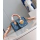 Louis Vuitton Nano Speedy Monogram Denim Women's Handbags M82950