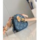 Louis Vuitton Nano Speedy Monogram Denim Women's Handbags M82950