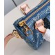 Louis Vuitton Nano Speedy Monogram Denim Women's Handbags M82950