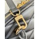 Louis Vuitton Nano Alma Malletage Leather Women's Handbag M83048