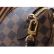 Louis Vuitton Speedy Bandoulière 20 Damier Ebène Canvas Women's Handbags N40489