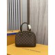 Louis Vuitton Alma BB Damier Ebène Canvas Women's Handbags N41221