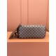 Louis Vuitton Neverfull MM Damier Ebène Canvas Women's Handbags N41358