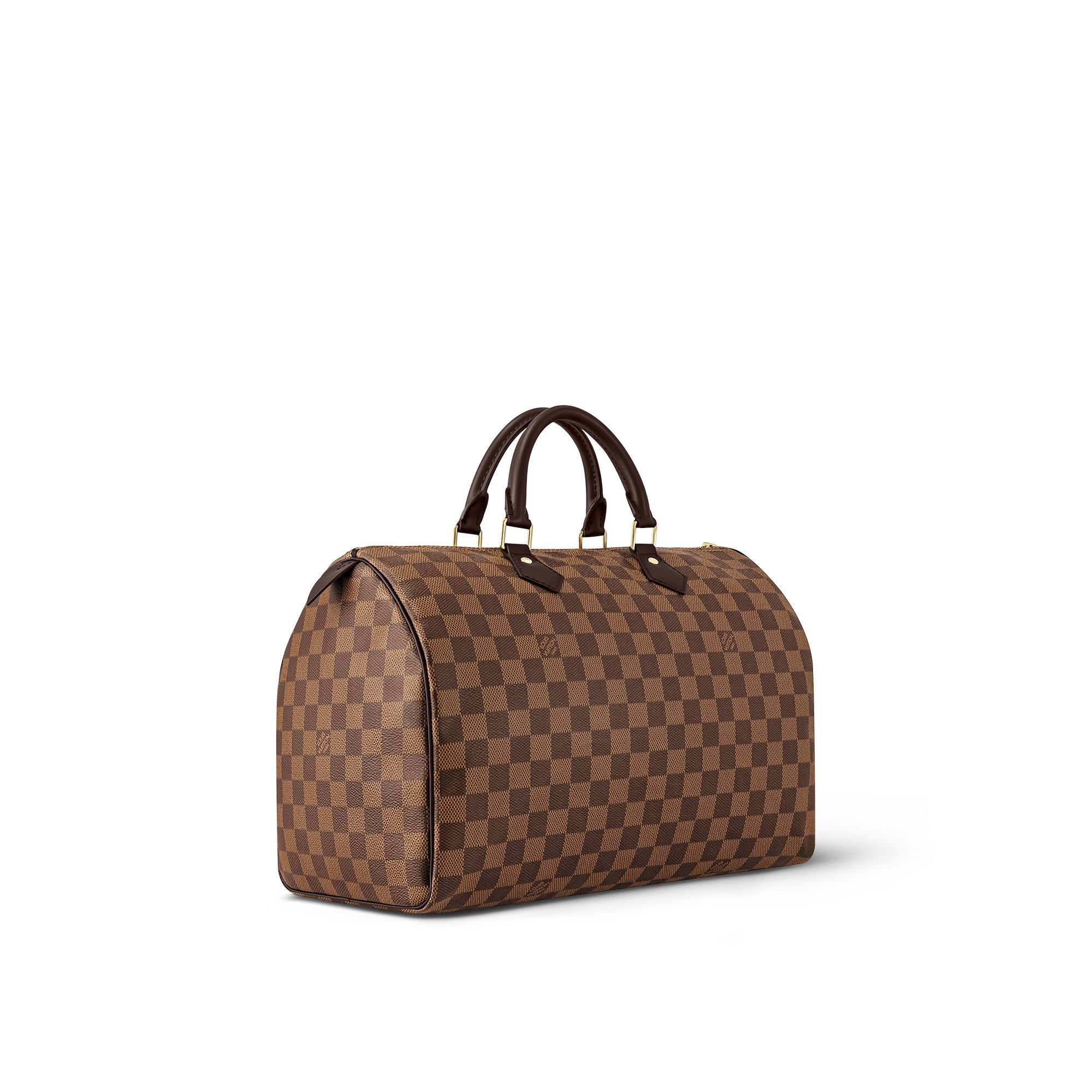 Louis Vuitton Speedy 35 Damier Ebène Canvas Women's Handbags N41363