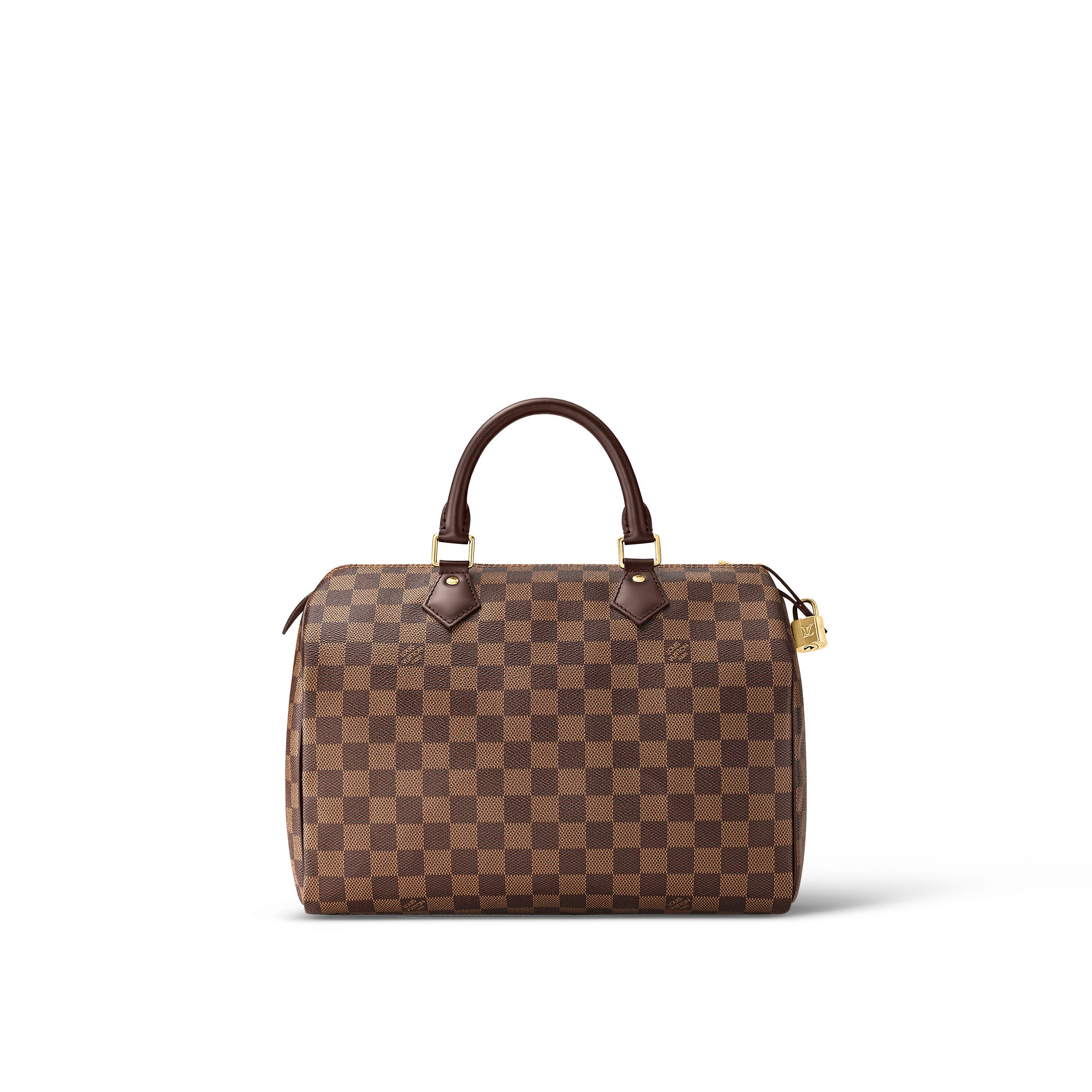 Louis Vuitton Speedy 30 Damier Ebène Canvas Women's Handbags N41364