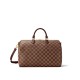 Louis Vuitton Speedy Bandouliere 35 Damier Ebène Canvas Women's Handbags N41366