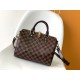 Louis Vuitton Speedy Bandouliere 35 Damier Ebène Canvas Women's Handbags N41366