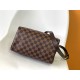 Louis Vuitton Speedy Bandouliere 35 Damier Ebène Canvas Women's Handbags N41366