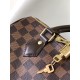 Louis Vuitton Speedy Bandouliere 35 Damier Ebène Canvas Women's Handbags N41366