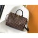 Louis Vuitton Speedy Bandouliere 30 Damier Ebène Canvas Women's Handbags N41367