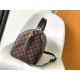 Louis Vuitton Speedy Bandouliere 30 Damier Ebène Canvas Women's Handbags N41367