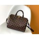 Louis Vuitton Speedy Bandoulière 25 Damier Ebène Canvas Women's Handbags N41368