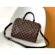 Louis Vuitton Speedy Bandoulière 25 Damier Ebène Canvas Women's Handbags N41368