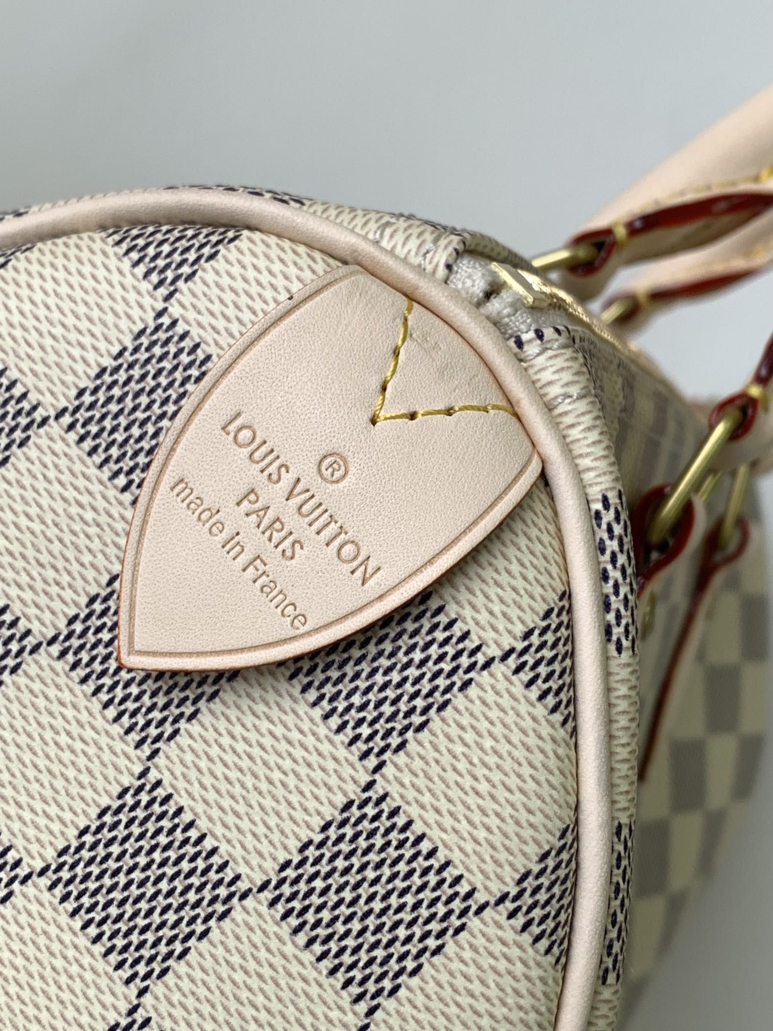 Louis Vuitton Speedy 35 Damier Azur Canvas Women's Handbags N41369