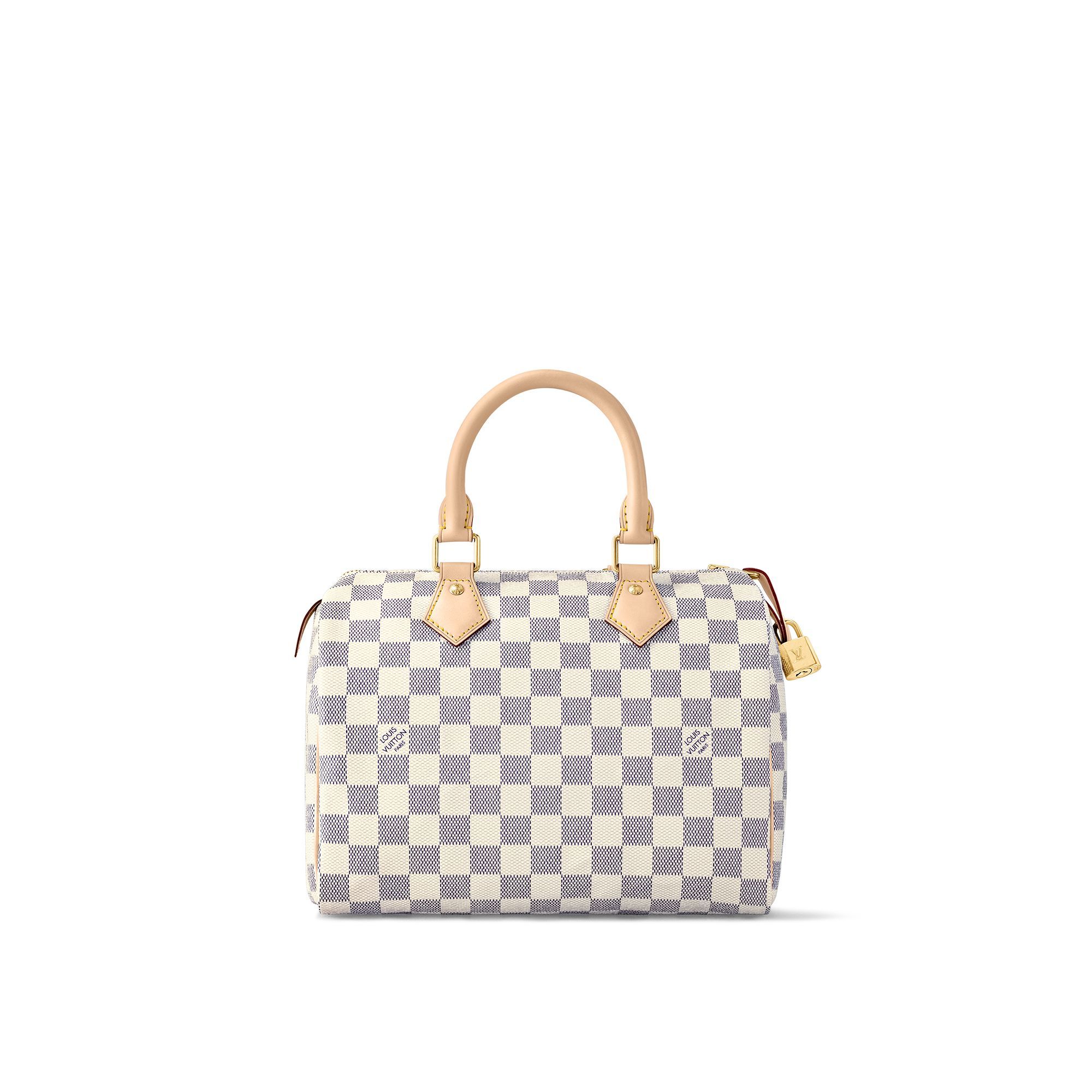 Louis Vuitton Speedy 25 Damier Azur Canvas Women's Handbags N41371