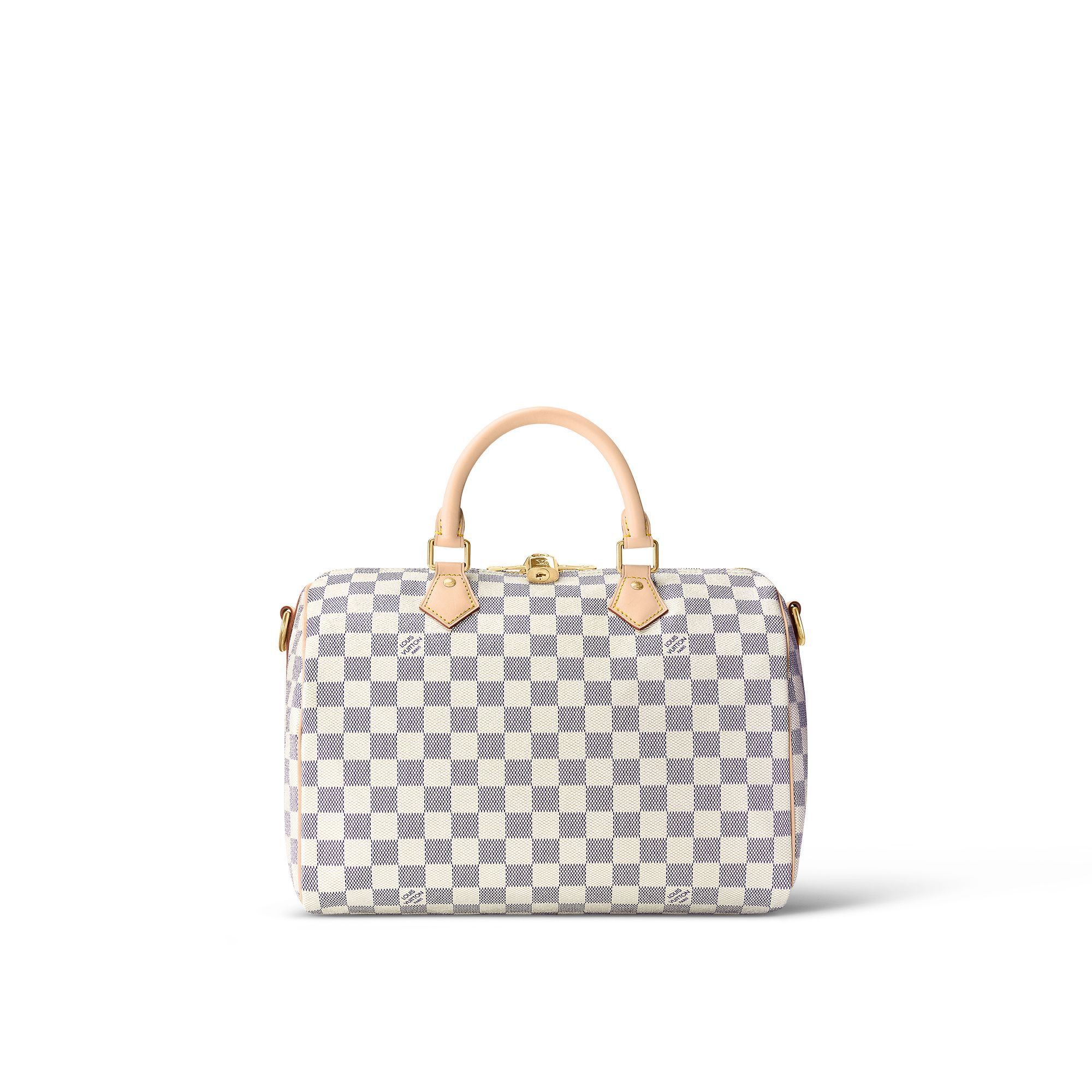 Louis Vuitton Speedy Bandouliere 30 Damier Azur Canvas Women's Handbags N41373