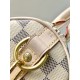 Louis Vuitton Speedy Bandoulière 25 Damier Azur Canvas Women's Handbags N41374