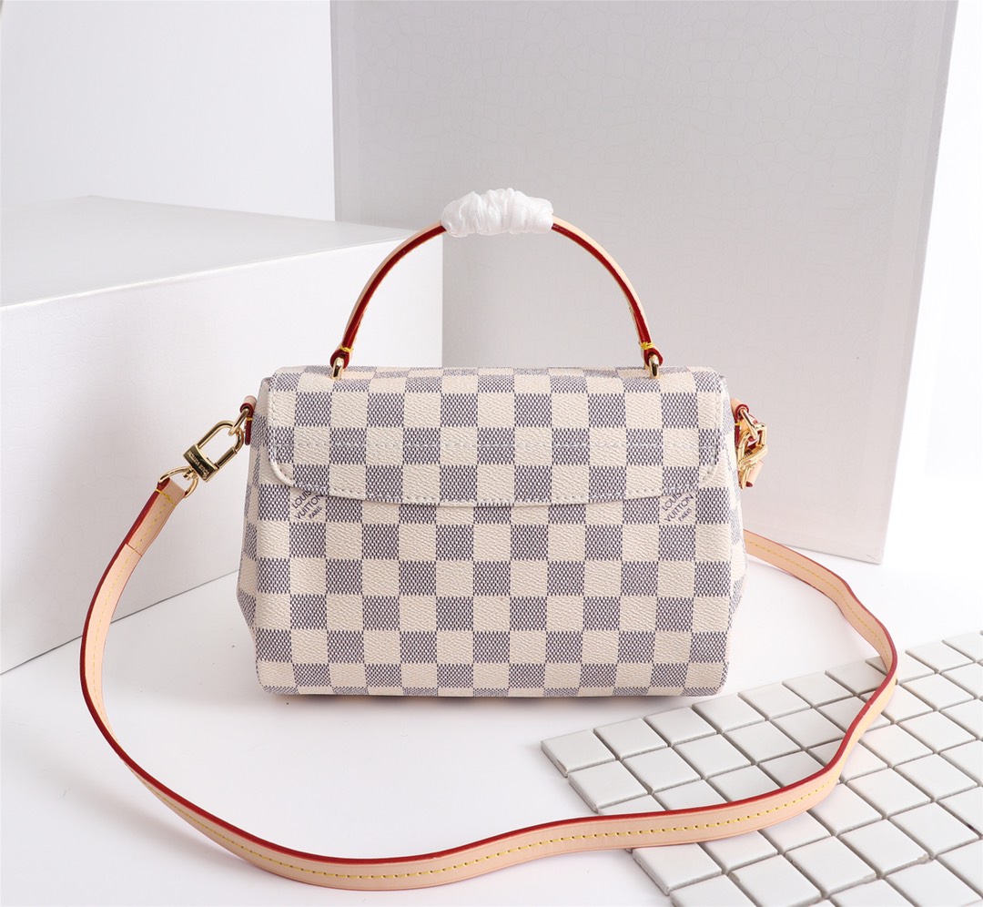 Louis Vuitton Croisette Damier Azur Canvas Women's Handbags N41581