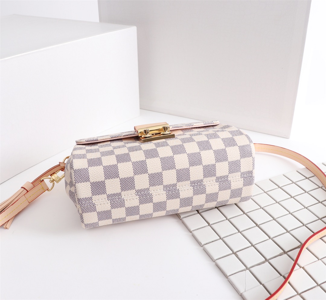 Louis Vuitton Croisette Damier Azur Canvas Women's Handbags N41581