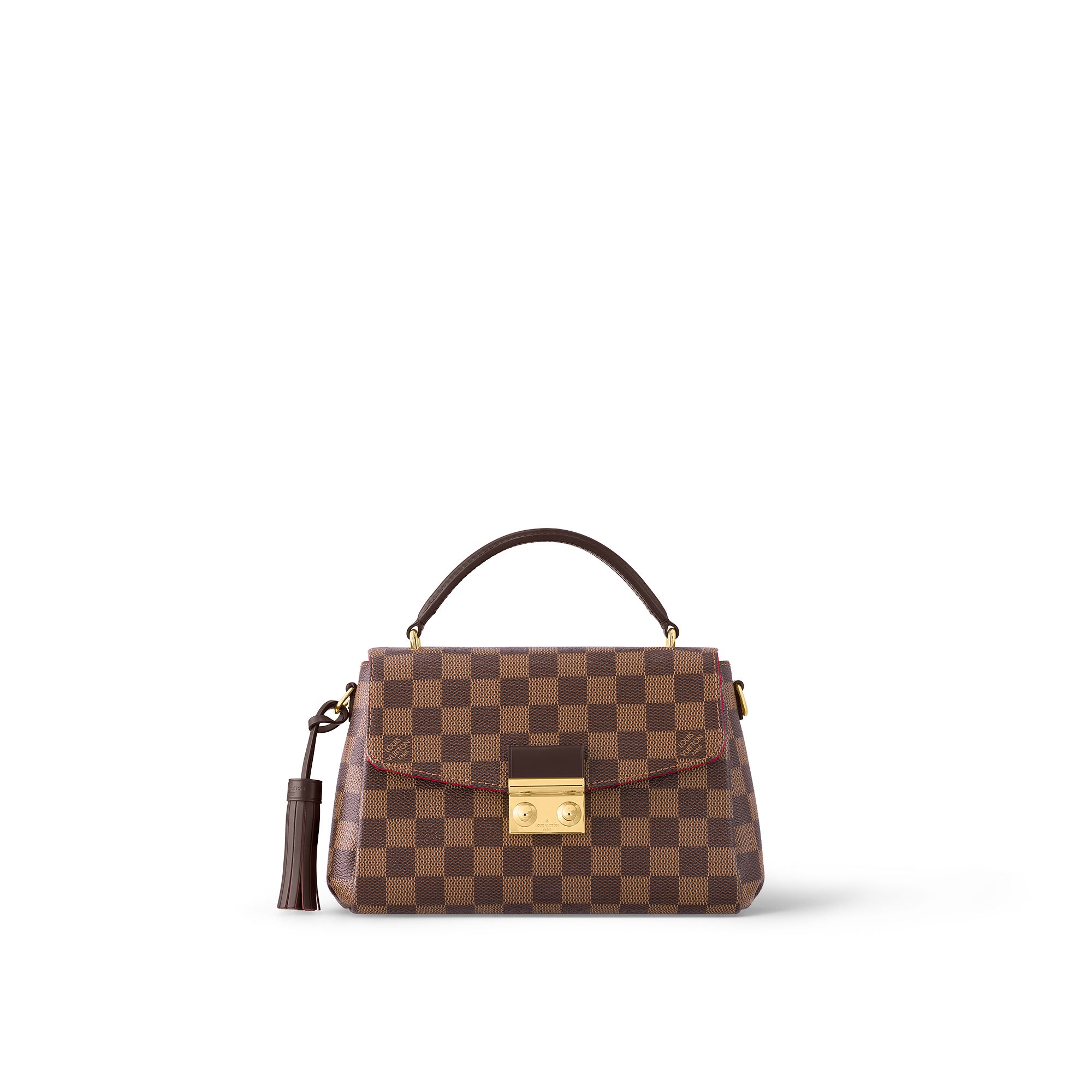 Louis Vuitton Croisette Damier Ebène Canvas Women's Handbags N53000