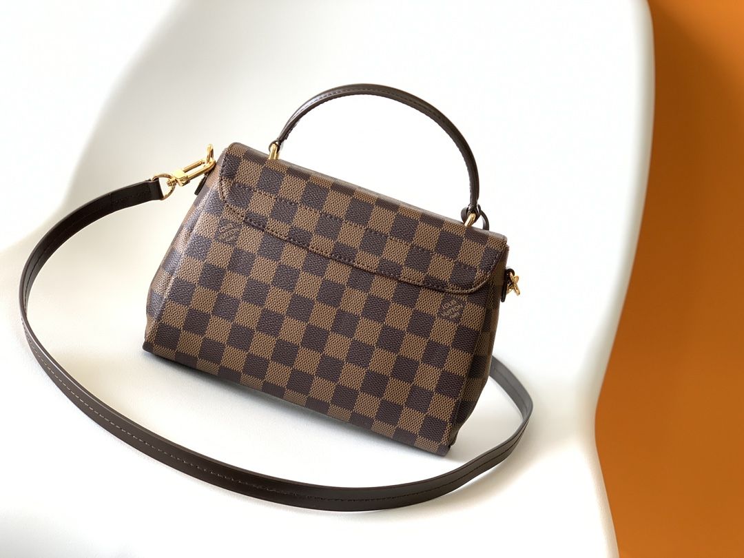 Louis Vuitton Croisette Damier Ebène Canvas Women's Handbags N53000