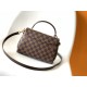 Louis Vuitton Croisette Damier Ebène Canvas Women's Handbags N53000