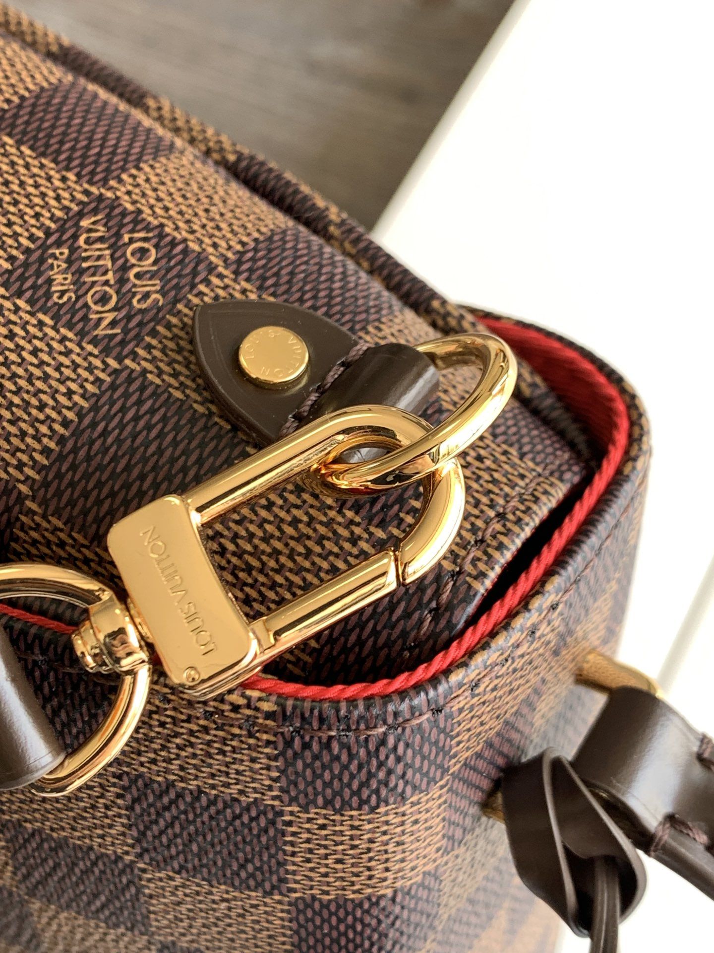 Louis Vuitton Croisette Damier Ebène Canvas Women's Handbags N53000