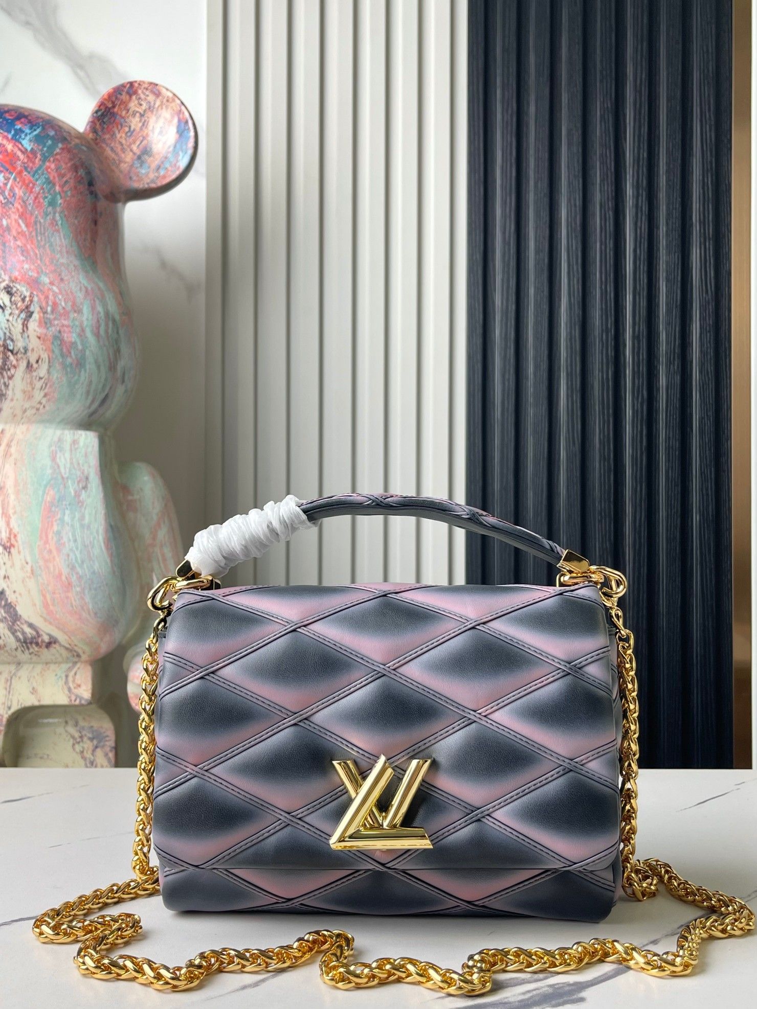 Louis Vuitton Go-14 MM Malletage Leather Handbags