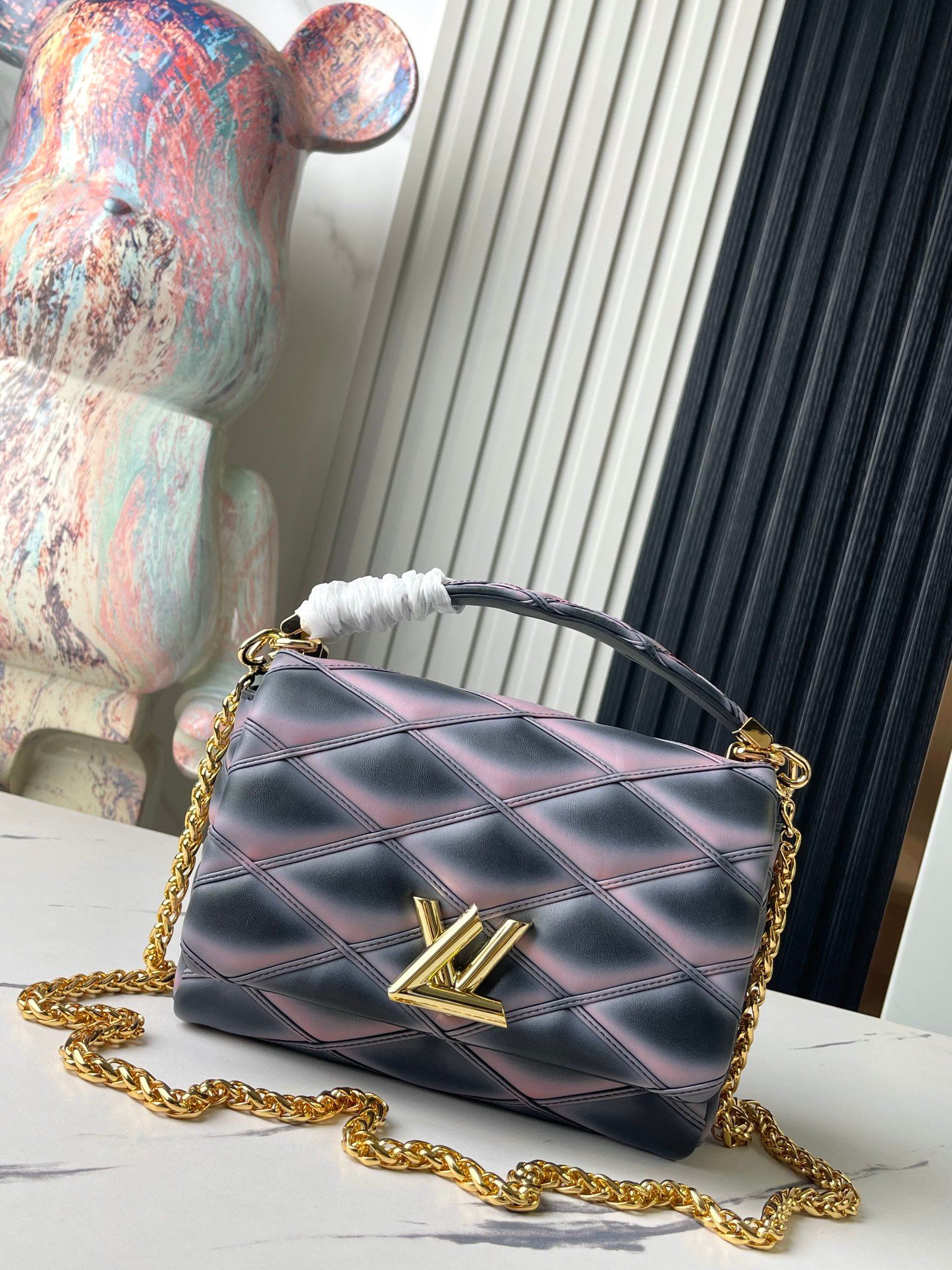 Louis Vuitton Go-14 MM Malletage Leather Handbags