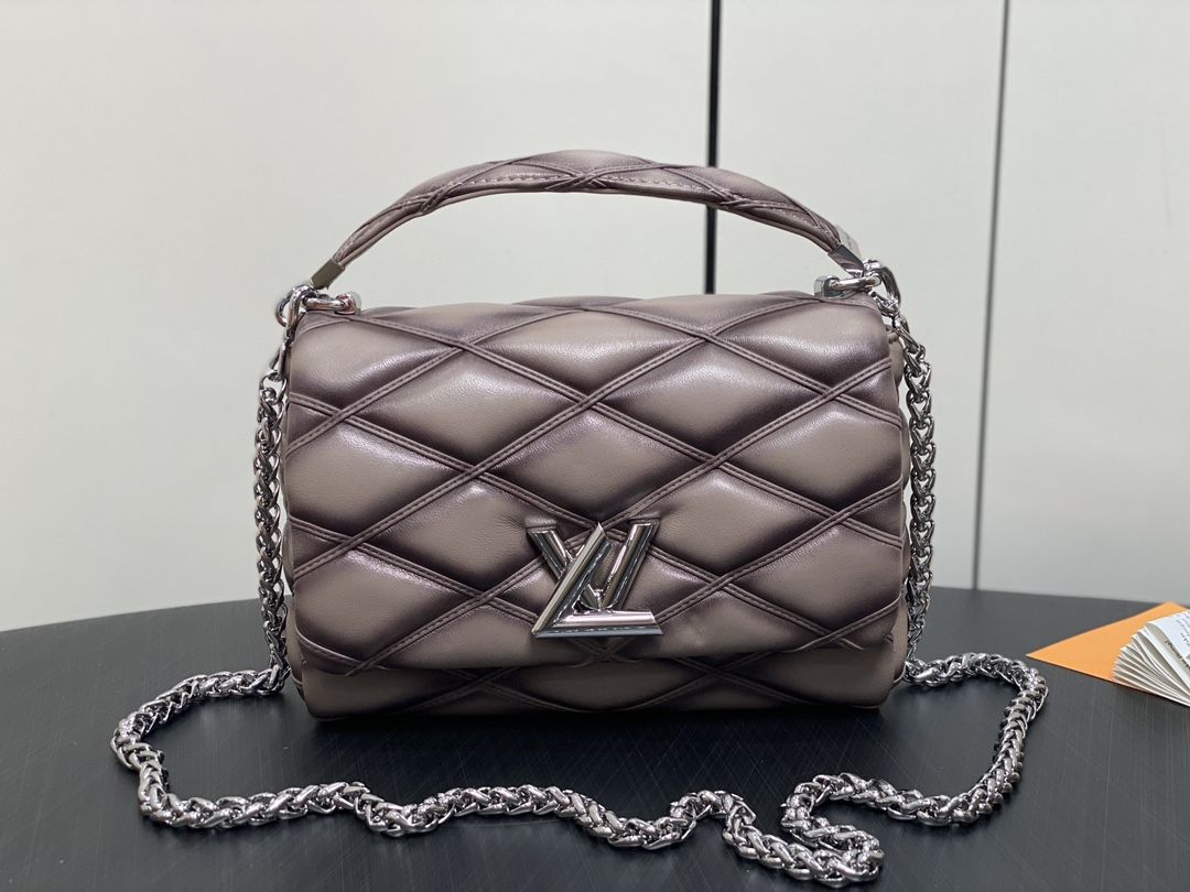 Louis Vuitton Go-14 MM Malletage Leather Handbags