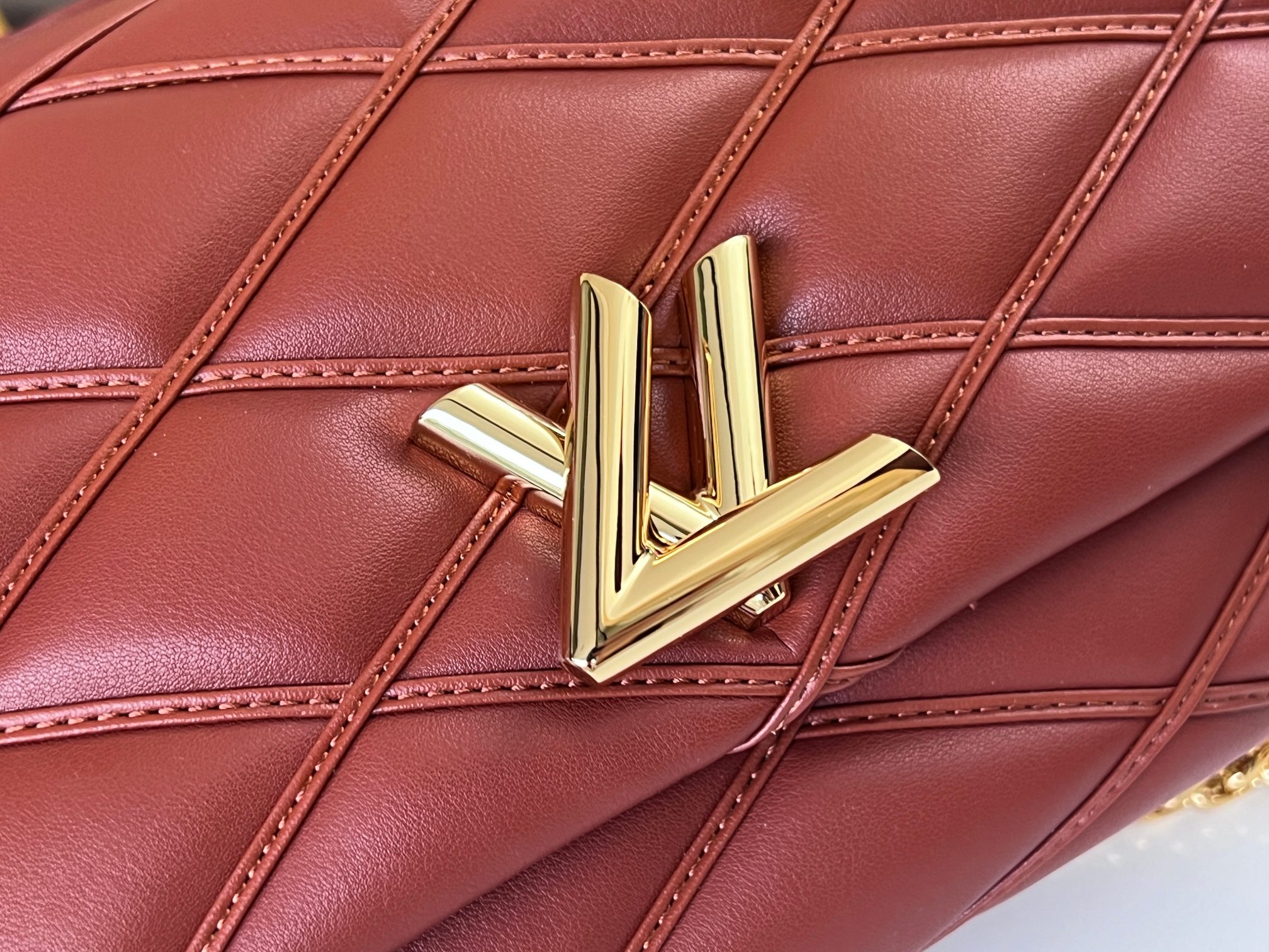 Louis Vuitton Go-14 MM Malletage Leather Handbags