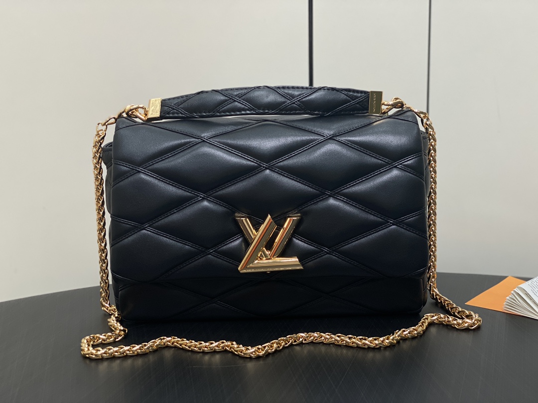 Louis Vuitton Go-14 MM Malletage Leather Handbags