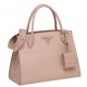 Prada Monochrome Medium Bag In Nude Saffiano Leather