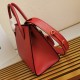 Prada Monochrome Medium Bag In Red Saffiano Leather