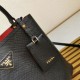 Prada Large Panier Bag In Black Saffiano Leather