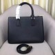 Prada Galleria Large Bag In Black Saffiano Leather