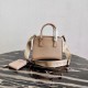 Prada Galleria Mini Bag In Beige Saffiano Leather