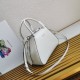 Prada Supernova Small Top Handle Bag In White Leather