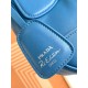 Prada Moon Bag in Blue Padded Nappa Leather