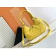 Prada Moon Bag in Yellow Padded Nappa Leather