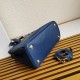 Prada Galleria Medium Bag In Bluette Saffiano Leather