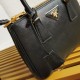 Prada Galleria Small Bag in Black Saffiano Leather