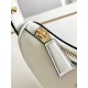 Prada Arque Mini Shoulder Bag in White Leather