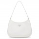 Prada Cleo Small Bag In White Brushed Leather