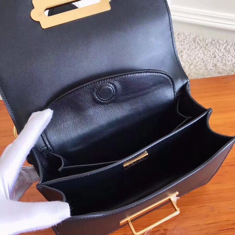 Prada Cahier Shoulder Bag In Black Leather